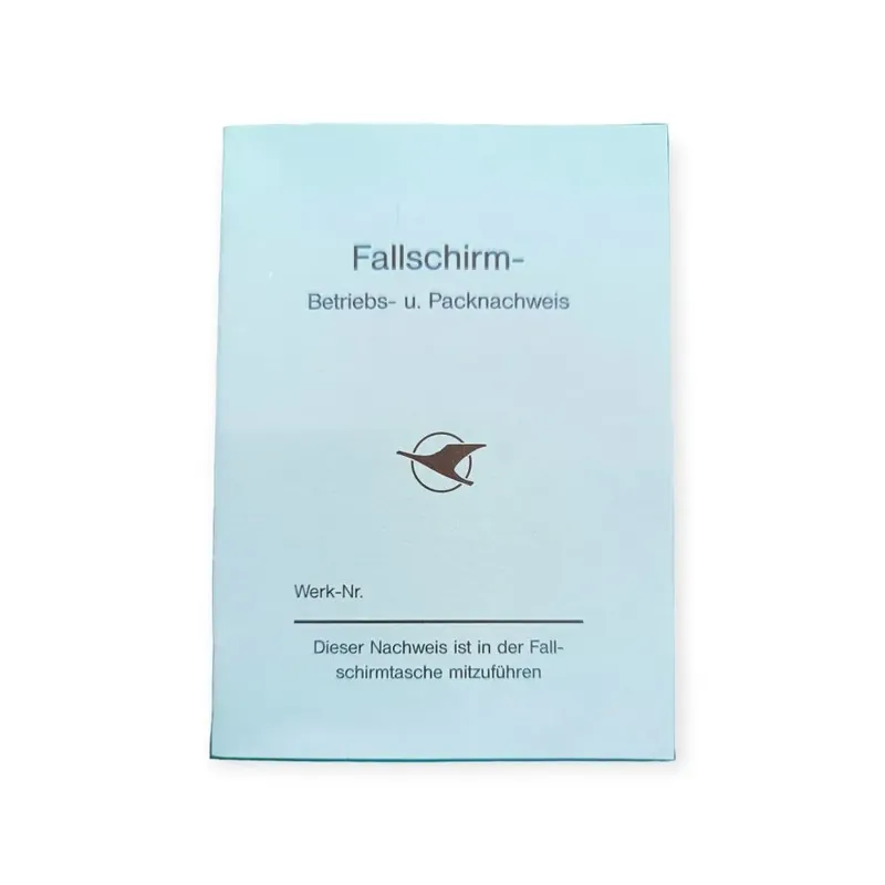 Abverkauf Fallschirm Betriebs- und Packnachweis