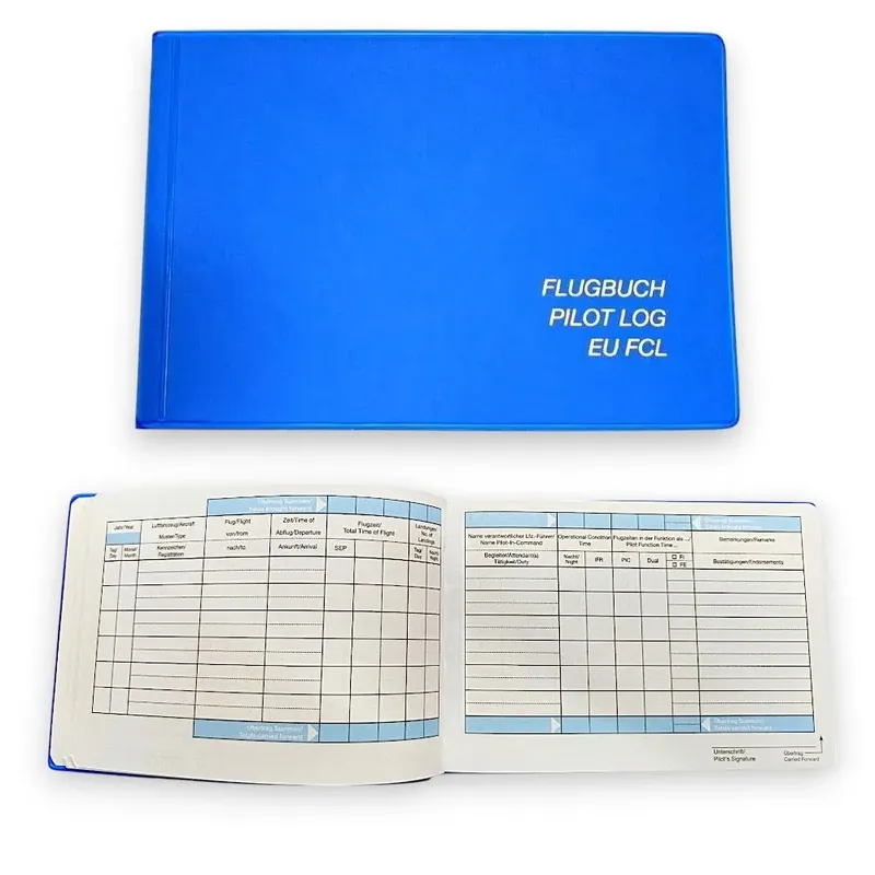 Expressversand Flugbuch Pilot Logbuch nach EU FCL
