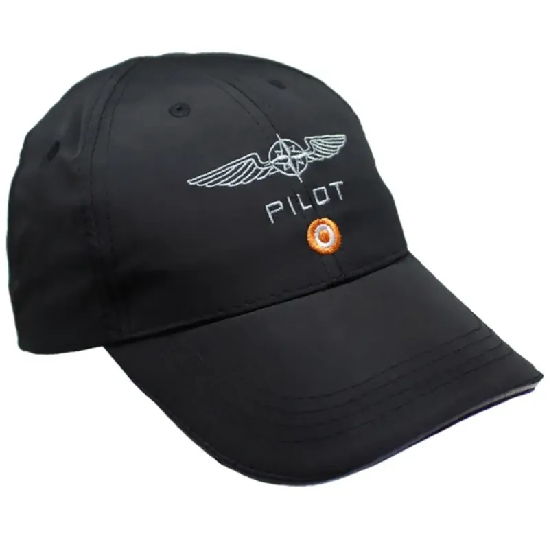 Pilot Cap Microfaser Schwarz Schnäppchen