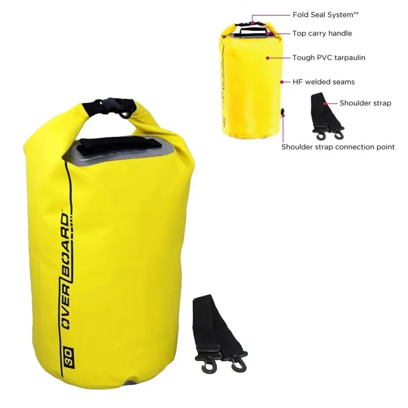Wasserdichte Tasche Packsack OverBoard 30 Liter Gelb Knallerangebot