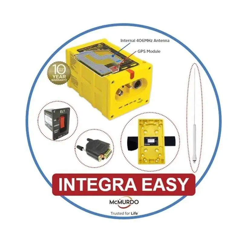 Billig ELT Komplettpaket McMurdo Integra Easy inkl. Whip Außenantenne