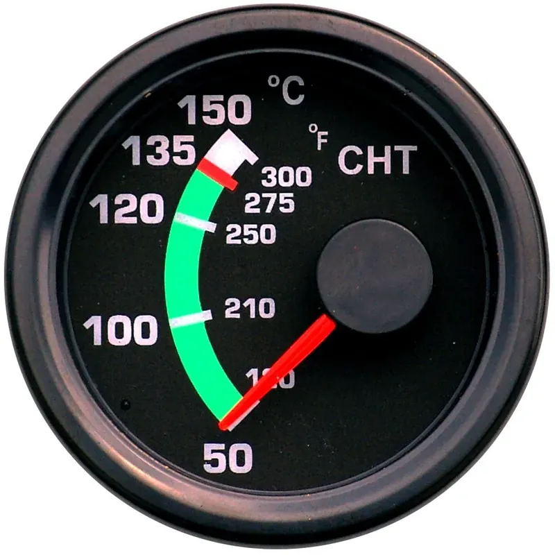 Neu CHT Temperaturanzeige 150°C Ø 52MM