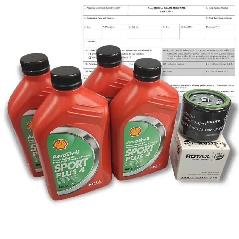 Servicepaket Rotax 912 (80 / 100 PS), 912 IS, 915 - 50 Stunden Kontrolle nach Rotax Wartungsplan zertifiziert Meistverkauft