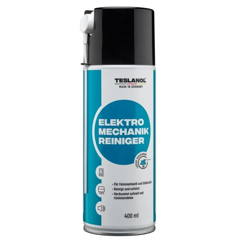 Teslanol Elektro-Mechanik-Reinigerspray reinigt, schützt und isoliert präzise - 400 ml Neuheit