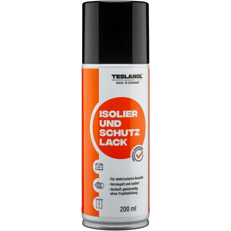 Teslanol Isolier- und Schutzlackspray vielseitig einsetzbar in elektronischen Geräten - 400 ml Aktuell