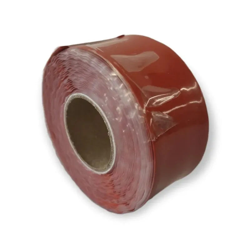 Silikon Reparaturtape Selbstverschweißend Rotbraun bis zu 260 °C 3 m x 25,4 mm Sichere Zahlung