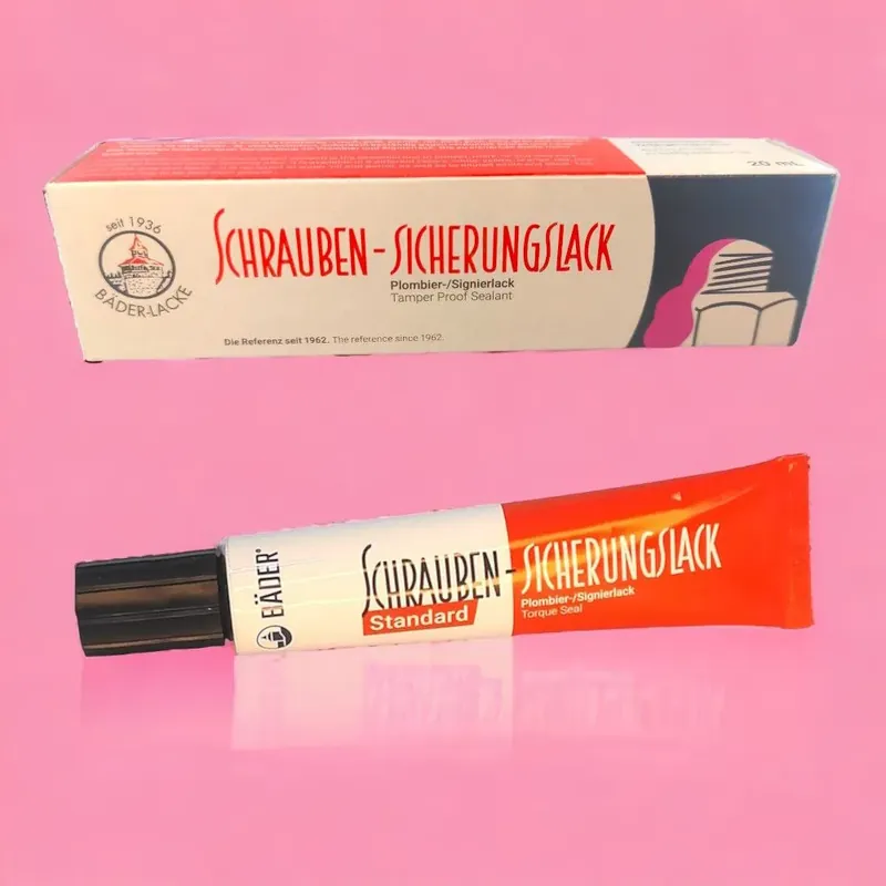 Schraubensicherungslack PINK 20ml Tube Beständig gegen verdünnte Säuren und Laugen Direktkauf