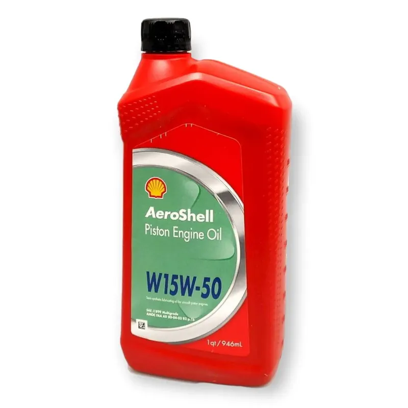 AeroShell 15W-50 Flugmotoren Öl 1qt (946 ml) ist das Leistungsstärkste halbsynthethisches Mehrbereichsöl Bestpreis