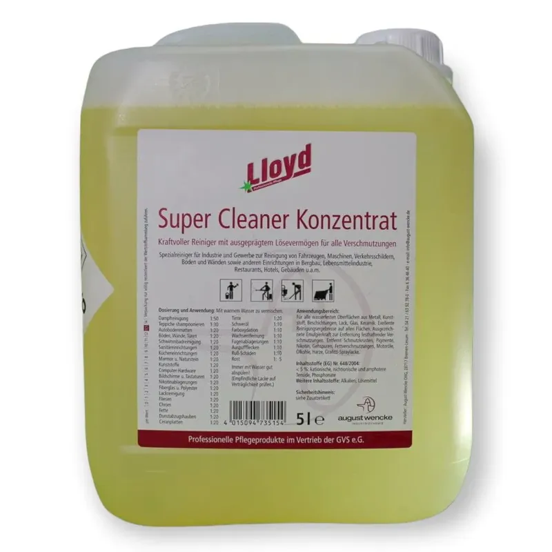 Super Cleaner Universal Reinigungskonzentrat 5 Liter mit Aktivkraft. Jetzt Bestellen
