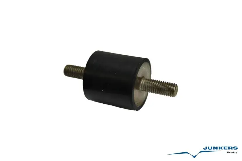 Finale Aktion Gummi-Metall-Puffer / Schwinggummi 25,0 mm x 25,0 mm M6 x 18 mm