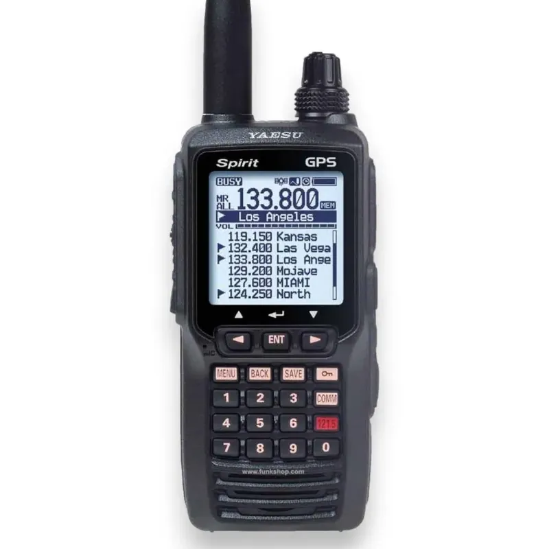 Finale Aktion Yaesu FTA-750L Flugfunk Handfunkgerät 8.33 kHz VOR ILS GPS 5 Watt Sendeleistung 200 Speicher