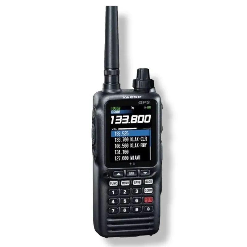 Highlight Yaesu FTA-850L Flugfunk Handfunkgerät 8.33 kHz 2,4-Zoll-Vollfarb-TFT-Display VOR ILS GPS Bluetooth 400 Speicherplätze