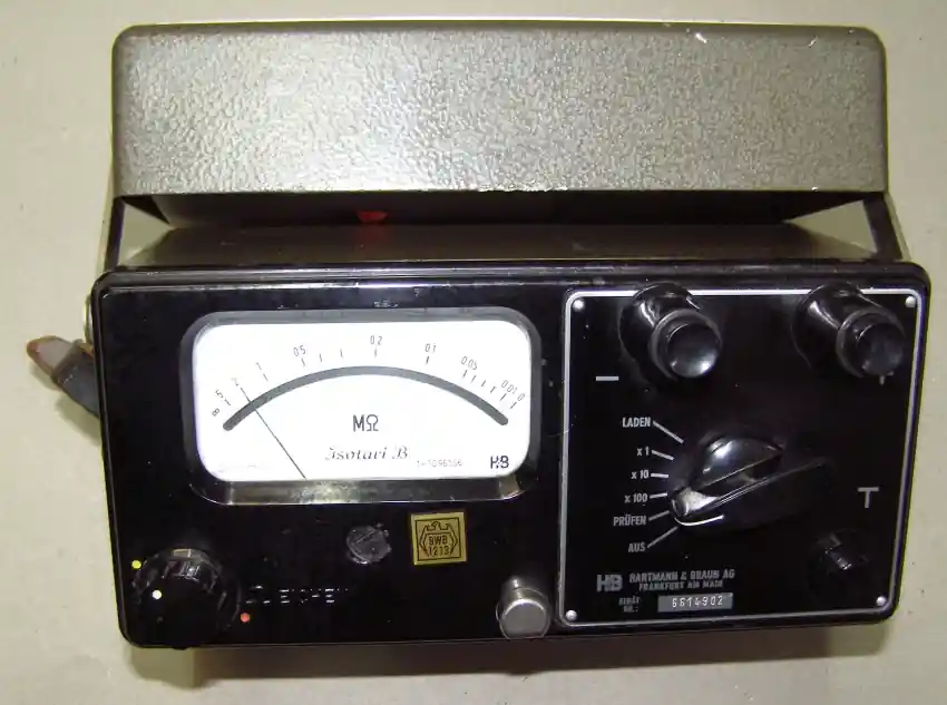 Ausverkauf Hartmann & Braun Isolavi B Isolationsmessgerät 6625-12-137-5264