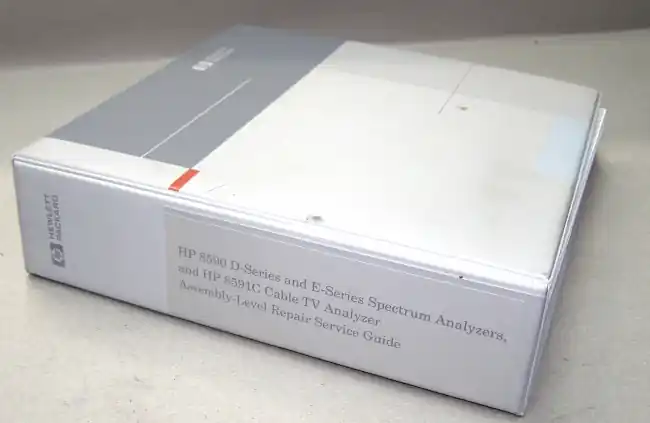 Highlight HP 8590 D-Series / E-Series Spectrum Analyzers and HP 8591 C Cable TV Analyzer Repair Service Guide
