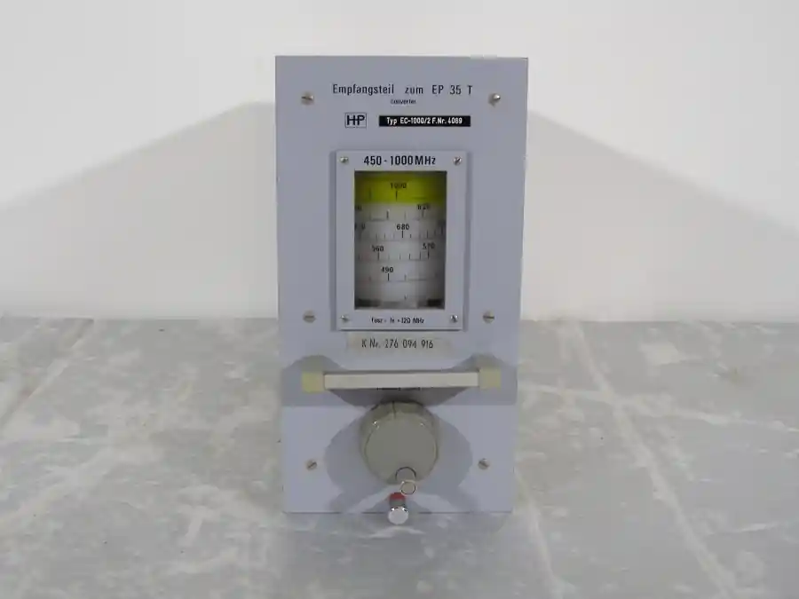 Preiswert HP Empfangsteil Typ EC-30 Frequenzbereich 450-1000 MHz zum Frequenzpanoramaempfänger Typ-EP35T/2