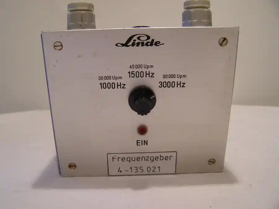 Saisonangebot Linde Frequenzgeber 1000Hz.....3000Hz 30000Upm....90000Upm