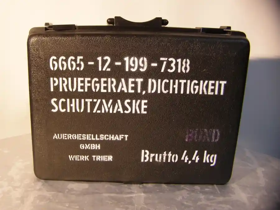 Dichtichkeits-Prüfgerät Schutzmaske Vers.Nr. 6665-12-199-7318 Expressversand