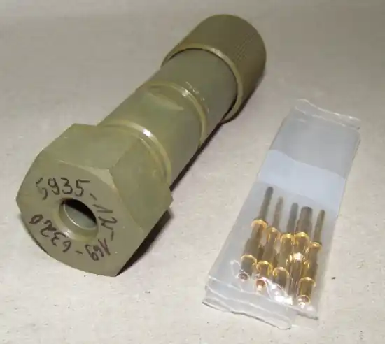 7625 Cannon -G A12S-5-11-02CA88861-AL-51 Steckverbinder Vers.Nr.5935-12-169-6320 Nur Für Kurze Zeit