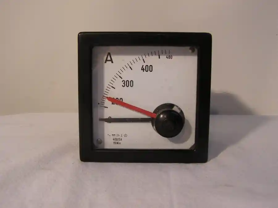 Amperemeter Analog-Einbaumessgerät Anzeigebereich 0....480A Neuheit