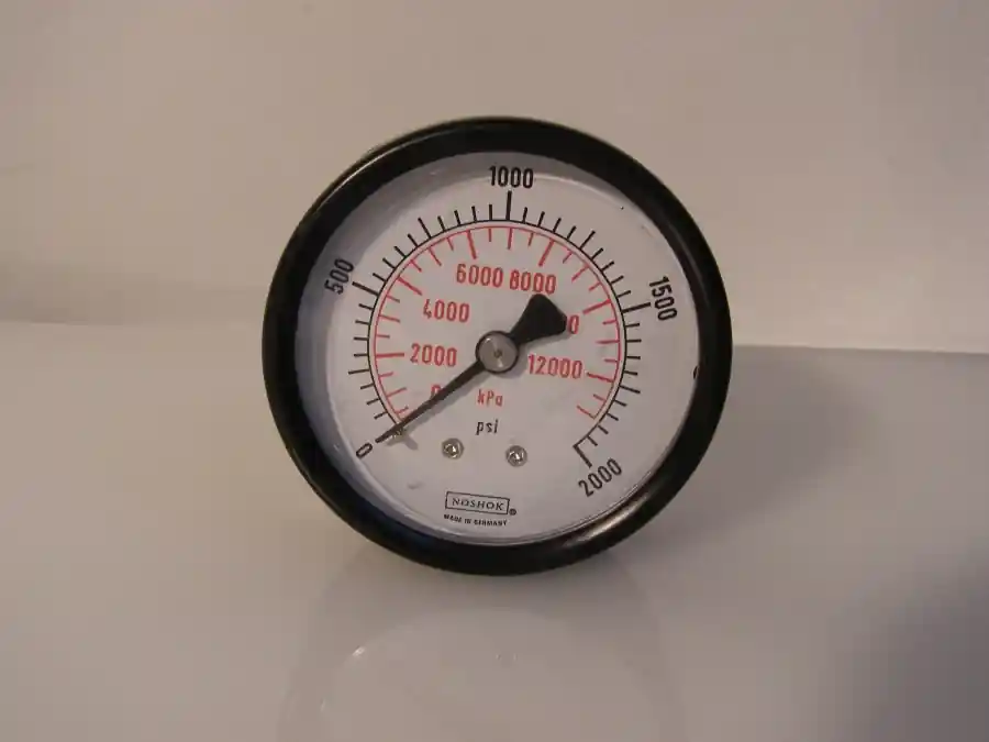 Nur Heute Noshok Manometer / Druckanzeige 0...12000 kPa / 0...2000 psi
