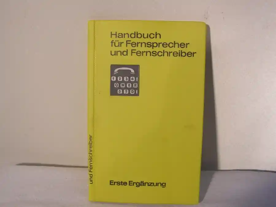Original Handbuch für Fernsprecher und Fernschreiber, NVA 1979 Billig
