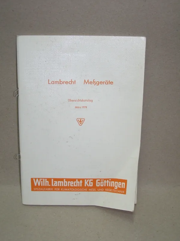 B.2 Lambrecht Meßgeräte Übersichtskatalog gebraucht Top-Seller