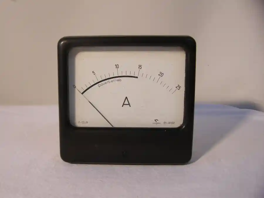 Versand Am Gleichen Tag Gossen Amperemeter Analog-Einbaumessgerät Anzeigebereich 0....25A
