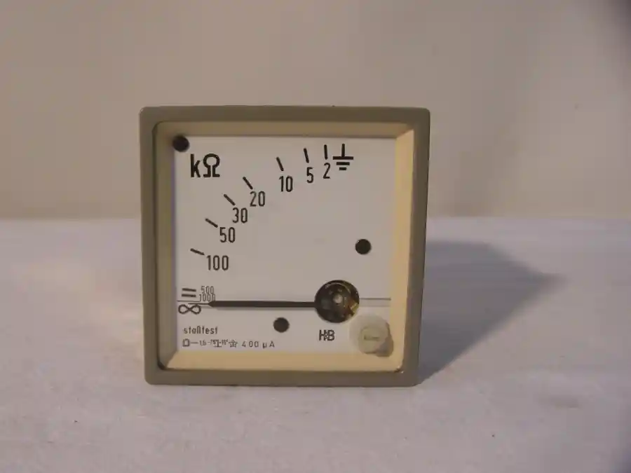 Jetzt Bestellen H&B Elima kOhm Anzeige Analog-Einbaumessgerät