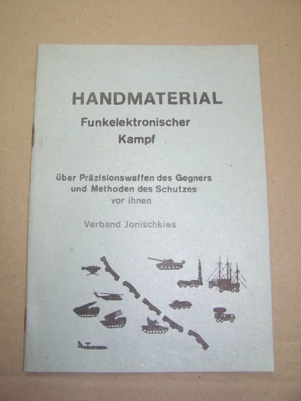 B.53 Buch/ Handmaterial Funkelektronischer Kampf, Verband Jonischkies Mega-Angebot