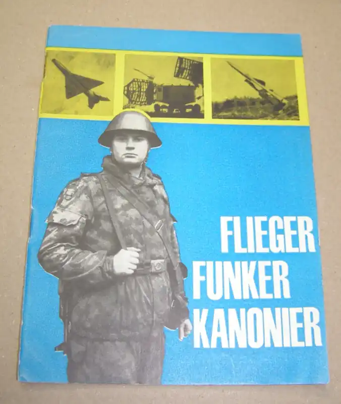 B.57 Buch/ Broschüre "Flieger, Funker, Kanoniere", DDR 1965 Bestseller