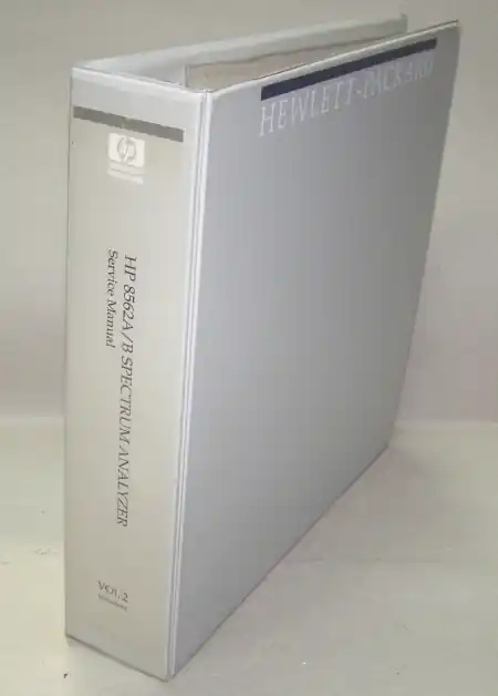 HP Spectrum Analyzer Service Manual Volume 2 Preis Gesenkt