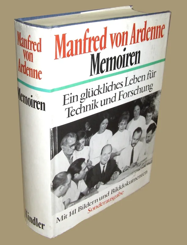 Kracherpreis B.19 Buch Autobiographie "Ein glückliches Leben für Technik und Forschung"