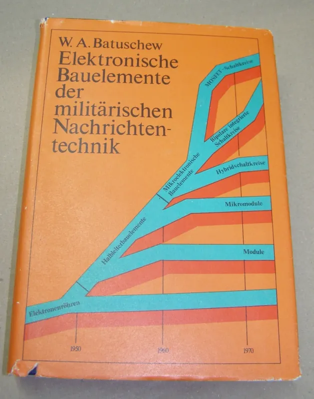 Direkt Vom Hersteller B.75 Fachbuch DDR "Elektronische Bauteile der militärischen Nachrichtentechnik, W.A. Batuschew, 1974