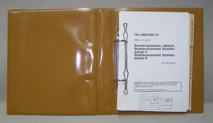 Mega-Angebot B.83 Bedienungsanleitung "Strahlendosimeter takt., Satz, TDv 6665/002-14, BW 1994