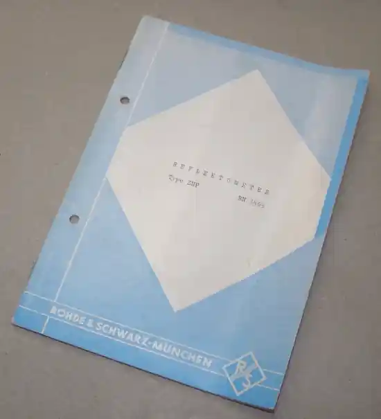 B.106 Rohde & Schwarz, Original Handbuch Reflektometer Typ ZUP, BN 3569 Billig