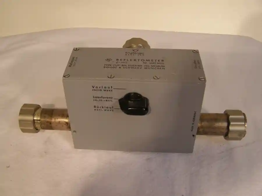 R&S Reflektometer Type ZUP.BN 3569/60 Frequenzbereich 10....600 MHz Z= 60Ohm Preisreduziert