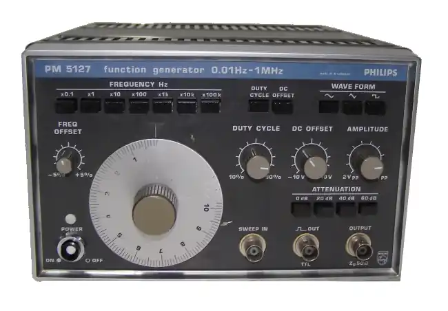 Direkt Vom Hersteller PHILIPS PM 5127 FUNCTION GENERATOR 0,01 Hz-1 MHz, defekt ohne Funktion