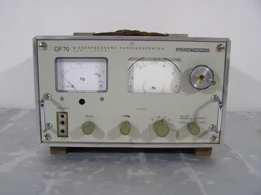 Online Kaufen Präcitronic GF70 Niederfrequenz-Pegelgenerator 20 Hz - 20 kHzPräcitronic GF70 Niederfrequenz-Pegelgenerator 20 Hz - 20 kHz