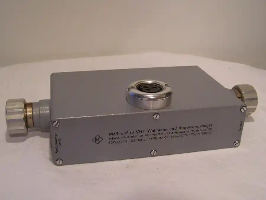 R&S Meßkopf zu VHF-Wattmeter und Anpassungszeiger 30W 30....230 MHz Preisreduziert