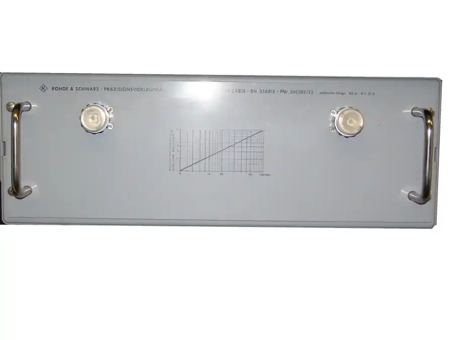 Neu Im Sortiment R&S Prazisionsvorlaufkabel Precision Extension Cable BN 356815 FNR .300 085/33