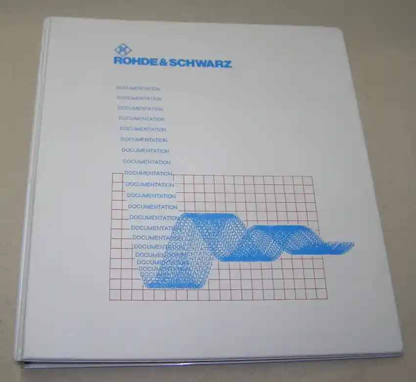 Sichere Zahlung B.120 Rohde & Schwarz, Original Handbuch TN/ TV Meßsystem, TS 9965, MU 010, Basisversion 3013.6499.03