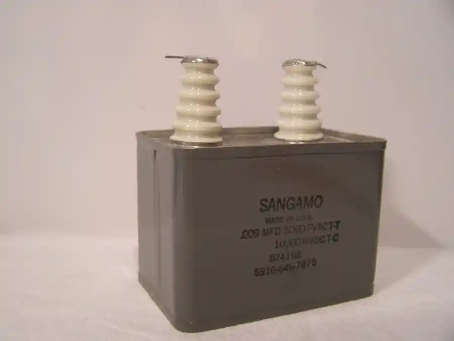 Letzte Chance SANGAMO Kondensator 0,009µF 5000 V AC / 10000 V DC