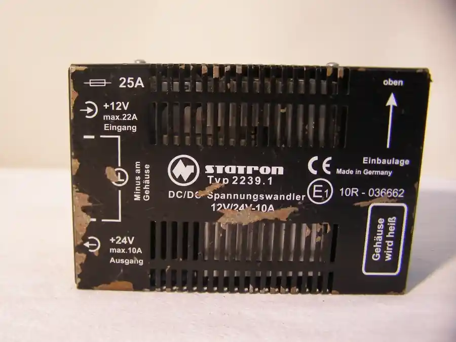 Nur Heute Statron Typ 2239.1 DC-DC Spannungswandler 12 V/DC auf 24 V/DC 10A