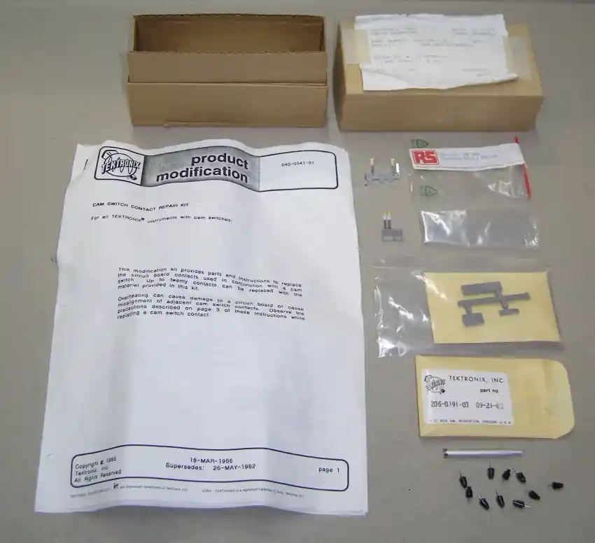 Neue Ware TEK.1 Tektronix Cam Switch Repair Set PN 040-0541-01