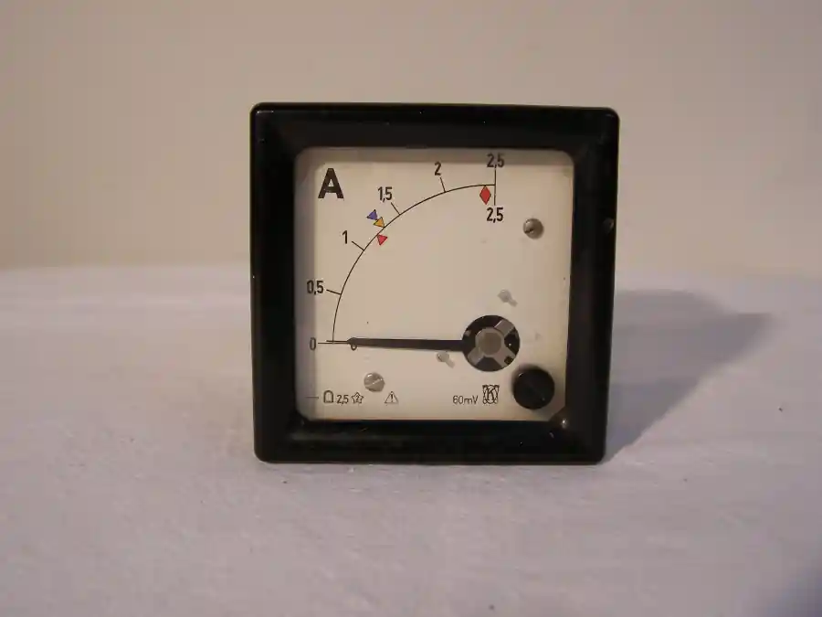 Must-Have TGL.006 Amperemeter Analog-Einbaumessgerät Anzeigebereich 0....2,5A