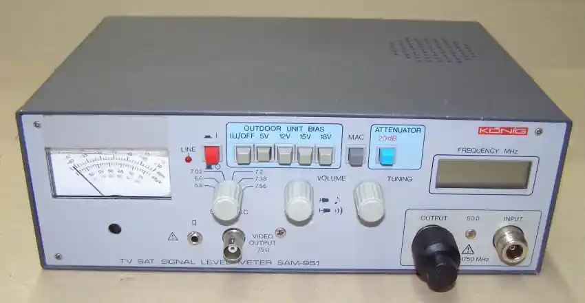 Zertifiziert TV SAT Signal Level Meter 950-1750 MHz 50 Ohms