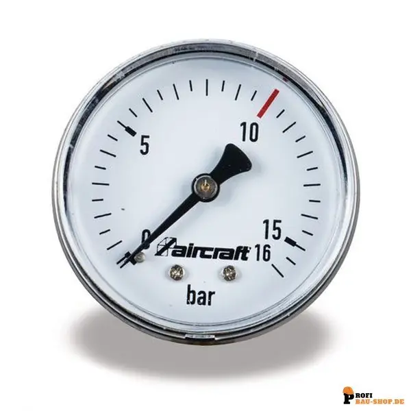 Heißes Angebot aircraft Manometer Ø 63mm, G1/4" hinten, 10 bar