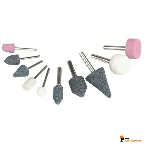 aircraft Schleifstifte-Set 10-teilig (5 x 3 mm, 5 x 6 mm) Geprüft