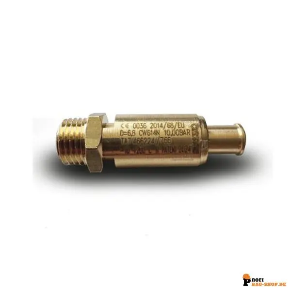 Meistverkauft aircraft 10 bar G1/4" AG, 1170 Nl/min Sicherheitsventil
