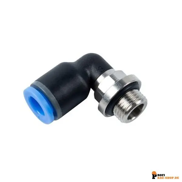 Geprüft aircraft 1/8" AG x 6 mm, Winkel, 15 bar Push-in-Stecker